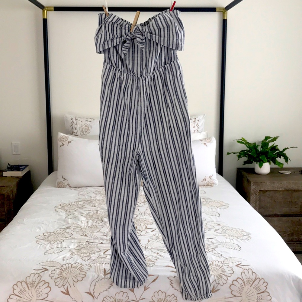 Aerie Tie Front Jumpsuit